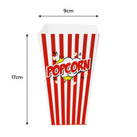 1 x RAW Customer Returns MATANA 50 large popcorn bags retro style for children s parties movie nights, children s birthdays, popcorn machine, sleepovers, cinema, party bags - 17x9cm - Stable easy to fold - RRP €15.99