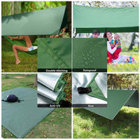 1 x RAW Customer Returns Outdoor Hammock with Mosquito Net and Rain Fly Quick Drying Parachute Nylon Camping Hammock Tents for Camping Backpacking Hiking - RRP €39.3