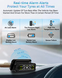 1 x RAW Customer Returns Vtopek TPMS Pressure Monitoring System Solar Detachable Wireless Pressure Monitoring System with 6 Alarm Modes and 4 External Pressure Sensor Real-Time Detection Pressure Monitoring System Car 14-87 Psi - RRP €39.2