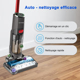 1 x RAW Customer Returns Exmate Smart Vacuum Cleaner and Mop, Cordless Vacuum Cleaner, Smart app and LCD display, Wet and Dry Vacuum Cleaner, up to 45 minutes, Ideal for Hard Floors and Animal Hair - RRP €196.72