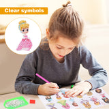 1 x Brand New 5D Diamond Painting Sticker Set for Children, 12 Pieces Diamond Paintings, Diamond Painting Kits, DIY Stickers Cartoon Diamond Painting with Accessories, Suitable for Beginners for Children and Adults A  - RRP €20.4