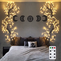 1 x RAW Customer Returns GOESWELL Luminous Willow Vine Wall Decoration Lights,144LEDs Indoor Tree Vine Decorative Lights with Remote Control on Off Dimmer,Suitable for Festival Ornament Create a Romantic Atmosphere - RRP €44.87