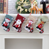 2 x Brand New HMYCL Set of 4 Christmas Stockings Set Christmas Creative Doll Santa Boots Gift Bag Christmas Tree Pendant Christmas Decoration For Fireplace Children Christmas Decorations - RRP €26.2