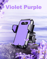 1 x RAW Customer Returns VANMASS mobile phone holder car ventilation elegant purple mobile phone holder car 4 in 1 mobile phone holder car suction cup 100 scratch protection smartphone holder car for iPhone 15 Samsung Huawei Mate . - RRP €22.18