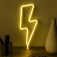 1 x RAW Customer Returns NELUX Pack of 3 Lightning, Planet and Cloud - LED Neon Sign Wall Decoration Bedroom, Neon Signs Children s Room, Neon Sign Light Party, Neon Light Wall Lamp LED Wall Decoration, Bar. USB or batteries - RRP €30.24