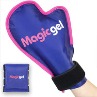 1 x RAW Customer Returns Magic Gel Gloves for cold heat therapy size M , for arthritis, eczema, carpal tunnel syndrome. Cooling gloves for chemotherapy. For hand pain. With extra pack single for finger cooling - RRP €14.99