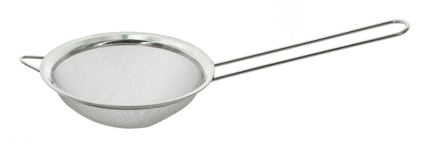 1 x Brand New MIK funshopping strainer kitchen sieve made of stainless steel, steamer insert for cooking pots with rim, dishwasher safe 7 cm  - RRP €9.88