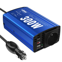 1 x RAW Customer Returns 300W Pure Sine Wave Converter 12V 220V 230V Inverter to Pure Sine Wave Car Adapter with Dual USB 4.8A and AC Socket for Tablets Smartphones GIANDEL - RRP €96.13