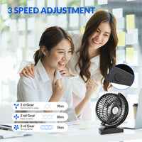 1 x RAW Customer Returns Mini USB table fan, USB fan quiet 3 speeds, small fan usb with 1.5 meter cable, 120 rotation portable USB fan mini desk fan, mini fan for office, home - RRP €9.97