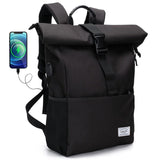 1 x RAW Customer Returns MoFut backpack women s large backpack men s large school backpack many compartments with 15.6 laptop compartment, unisex roll top backpack waterproof, casual backpack school leisure university work hiking. - RRP €33.26