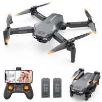 1 x RAW Customer Returns Heygelo S90 drone with camera 1080P for children, foldable mini drone with 2 batteries, long flight time, FPV live transmission, app control, headless mode, 3D flip, RC drone children s toy for beginners - RRP €54.99