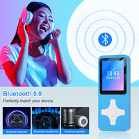 1 x RAW Customer Returns Gueray 64GB MP3 Player with Bluetooth 5.0 Music Player with Built-in Speaker Digital Audio Player with Sound Recorder FM Radio E-Book Dictionary Photo - RRP €28.22