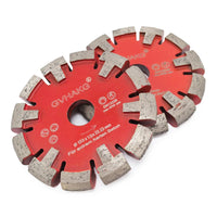 1 x RAW Customer Returns GVHAKG Tuck Point Diamond Blade for Very Hard Concrete Floors and Removal, 120mm for Concrete Repair, 22.23mm Axle Bore, T-Shape Segmented, Premium Grade for Dry Cutting 120mm x 15mm  - RRP €89.75