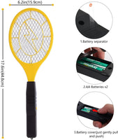 1 x RAW Customer Returns Zenoplige Efficient electric fly swatter, high-performance fly swatter, kill flying insects efficiently, practical electric insect catcher for indoor and outdoor use - RRP €14.09