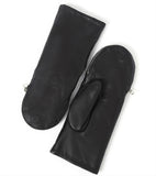 1 x Brand New YISEVEN Women s Leather Gloves Mittens Zipper Mother s Day Gift, Black L - RRP €43.99