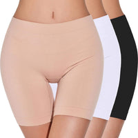 1 x RAW Customer Returns Yuson Girl Women s Control Panties Anti-Chafing Anti-Slip Leggings, Underpants Under Skirt Short Pants, Control Panties Shorts Safety Panty Lace Leggings Short Tight - RRP €27.6