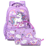 1 x RAW Customer Returns Kimwadalh Girls Backpacks for Primary Children s Backpacks Unicorn School Backpack Girl Backpacks School Bag Unicorn Girls Backpack Set Travel Daypack - RRP €36.99