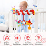 1 x RAW Customer Returns Vicloon children s bed spiral toy, activity spiral toy, baby seat toy hanging on baby seat, bed, for babies and toddlers from 0 months - travel activity toy bee  - RRP €11.18