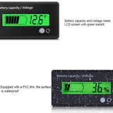 1 x RAW Customer Returns DC 12V 24V 36V 48V 72V 84V Battery Tester Tester Batteries Capacity Voltage Indicator Battery Display Display Lead Acid and Lithium Ion Battery Indicator, Green - RRP €10.39