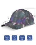 1 x Brand New LIVACASA Baseball Cap Men Women Adjustable Baseball Cap Air Holes Sun Protection Ladies Baseball Cap Unisex Hat Cotton Cappy for Sports Travel Outdoors Gray Purple - RRP €12.48