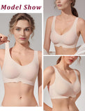 1 x RAW Customer Returns FEOYA Bra Women Without Wire Seamless Comfort Bustiers T Shirt Sleep Nursing Sport Soft Bra Comfortable Buttery Soft Bralette with Firm Pads - XXL - RRP €28.99