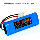 1 x RAW Customer Returns BAKTH 7.2V 4000mAh NiMH RC Battery Racing Pack for Model Cars, Airplanes, Robots Toys , High Performance RC Battery Pack Coaster as a Gift - RRP €25.56