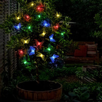 13 x Brand New cuzile Solar Garden Light 12pcs Butterfly Shape Slime Fairy Lights Christmas Tree Home Holiday Fence Yard Wedding Patio Party Decoration-Multicolor - RRP €296.4