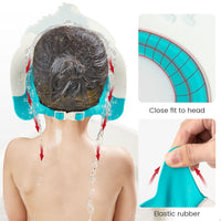 1 x RAW Customer Returns FUNUPUP Children s Shower Cap, Baby Bath Hat, Adjustable Children s Bath Visor, Baby Shampoo Cap, Waterproof Baby Shower Cap, Baby Bath Visor, Protects Eyes and Ears for Baby Children Blue  - RRP €9.94