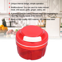 1 x RAW Customer Returns Manual Chopper, Household Drawstring Vegetable Cutter Shredder Portable Meat Chopper Machine for Vegetables Onions Garlic Nuts Tomato Meat - RRP €25.92