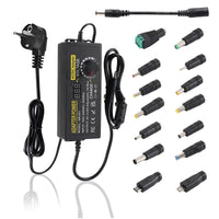 1 x RAW Customer Returns Universal power supply 3V-24V power supply 5A 120W adjustable power supply AC DC power supply adapter 100V-240V AC to DC with 14 pcs adapter plug for household appliances LED lighting, DVD, TFT monitor, speaker - RRP €35.69