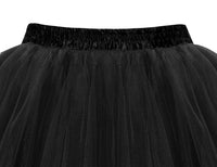 1 x RAW Customer Returns Homrain Women s Tulle Skirt Tutu 50s Rockabilly Petticoat Ballet Firt Tulle Dance Dress Underdress Carnival Costume Festive Tulle Crinoline Petticoat for Rockabilly Dress Black XL - RRP €19.57