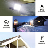 1 x RAW Customer Returns Meloght LED spotlight outdoor, 50w LED floodlight, 4500LM super bright spotlight, 6500K cold white outdoor light, IP66 waterproof outdoor spotlight for garage, backyard, driveway, doors, garden, hallway, 2 pieces - RRP €25.2