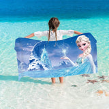 10 x Brand New YGCHEN Beach Towel for Frozen Towel Microfiber Princess Bath Towel Children Beach Towels Frozen Towels for Swimming Beach Camping Shower Bath Towels 70 150 cm  - RRP €204.0