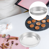 1 x RAW Customer Returns Kichvoe pizza tray cake pan aluminum round pizza pan pizza baking pan pizza pan pie base baking tray for DIY pizza quiche cake tarts baking tool 26CM - RRP €18.41