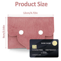 1 x Brand New Cobee Mini Coin Purse, PU Leather Elephant Clasp Change Wallet Portable Coin Pouch Vintage Personal Items Holder Coin Case for Women Credit Card ID Key Brown  - RRP €32.4