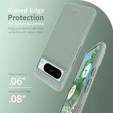 1 x RAW Customer Returns TUDIA DualShield Grip Compatible for Google Pixel 8 Pro Case 2023 , MergeGrip Shockproof Dual Layer Thin TPU Military Grade Phone Case for Pixel 8 Pro - Green Lily - RRP €19.91