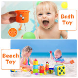 1 x RAW Customer Returns MOONTOY stacking cup baby, stacking tower, stacking cube from 12 months children s toy, Montessori toy from 1-6 year, bathtub and sand toys for indoors, outdoors, educational toy gift - RRP €24.69