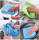 5 x Brand New SUNNQY Kitchen Towels Microfiber Cleaning Cloth,Microfiber for Glass Mirrors Polishing 40cm x 30cm,Pack with 9 Cloths Included - RRP €114.0