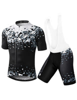 1 x RAW Customer Returns INBIKE Cycling Jersey Men Short Sleeve Cycling Clothing Set Women Bib Shorts Padded Cycling Jersey Short M - RRP €45.92