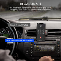 1 x RAW Customer Returns Car radio Bluetooth, Avylet FM AM 7 colors car radio with Bluetooth hands-free system, car radio 1 Din with 2 USB AUX SD cards MP3 players - RRP €36.99