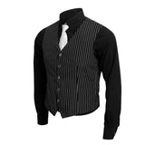 1 x RAW Customer Returns Nofonda 1920s Adult Men Gangster Shirt Vest and Tie 20s Fancy Dress Outfit Suit Vintage Gangster Boss Costume - RRP €38.03