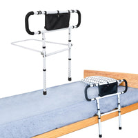 1 x RAW Customer Returns LIKEUDO Bed Riser Handrail for Adults, Foldable Bed Rail for Elderly, Seniors Bed Railing, Bed Handle for Pregnant Women, Bed Guard Rail, Height Adjustable Bed Grab Bar for Home Care - RRP €99.99