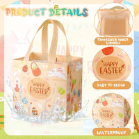 1 x Brand New Pack of 12 Easter egg hunt bags with handles, Easter bags for filling, reusable Easter gift bags, Easter bags, multifunctional Easter bags, gift bags, presents, party accessories - RRP €17.64