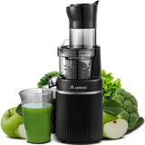 1 x RAW Customer Returns AOBOSI 200W slow juicer, juicer with reverse function and two filter sizes. Vegetable and fruit juicer test winner, multifunctional vegetable and fruit juicer with smart chip. Fruit press - black. - RRP €139.99