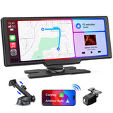 2 x RAW Customer Returns Wireless Car Radio 9.26 inch Carplay Auto, Rear 1080P, Voice Control, Android Auto - RRP €43.2