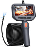 1 x RAW Customer Returns DEPSTECH Endoscope Camera with Light, 1080P Dual Lens Inspection Camera with 4.3 Inch IPS Screen, IP67 Waterproof Industrial Home Inspection, 5m Sewer Camera Pipe Camera Snake Camera - RRP €59.99