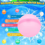 8 x Brand New Pack of 12 reusable water bombs, refillable water bombs, magic splashy balls, happy water bombs, reusable self sealing water bomb balloons, self-sealing water bombs, silicone water bombs - RRP €81.3