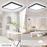 1 x RAW Customer Returns Yexati Dimmable LED Ceiling Light 24W, Ceiling Light Fixture 2.4G Wireless Remote Control Adjustable 3000K-6500K Modern Round Led Ceiling Lamp 3200LM for Bathroom Bedroom Kitchen Living Room Balcony 30cm - RRP €15.85