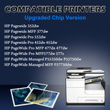 1 x RAW Customer Returns Upgrade 913A set with latest chip for HP 913A compatible with PageWide Pro 377dw 377dn Pro 477dw 477dn Pro 352dn 452dn MFP 477dw MF 552dw 577dw MFP 577z MFP P55250dw MFP P57750dw - RRP €21.6