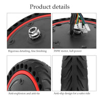 1 x RAW Customer Returns Yungeln Scooter Motor with Solid Tires 36V 350W Motor Compatible for Xiaomi 1S M365 Pro, Pro 2,Mi3 Electric Scooter - RRP €99.72